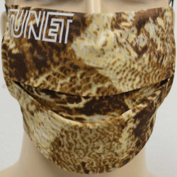 Masque de protection Tunet® camo plumes de bécasse