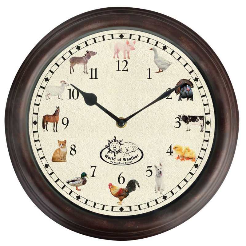 L'orologio suona gli animali della fattoria