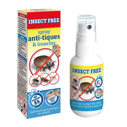 Spray per zecche e insetti