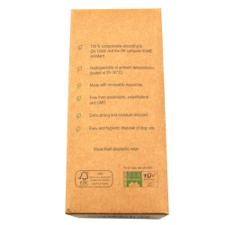 Sacchetto per cacca 100% biodegradabile 120 sacchetti