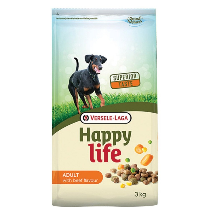 Happy Life Manutenzione Cibo per cani 15kg